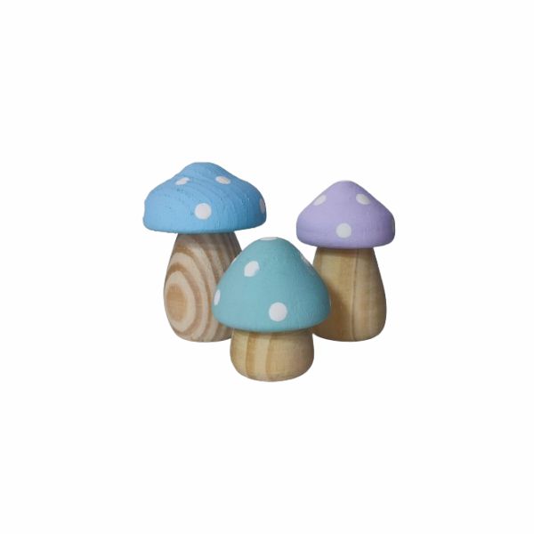 Trio Cogumelos Candy Colors P